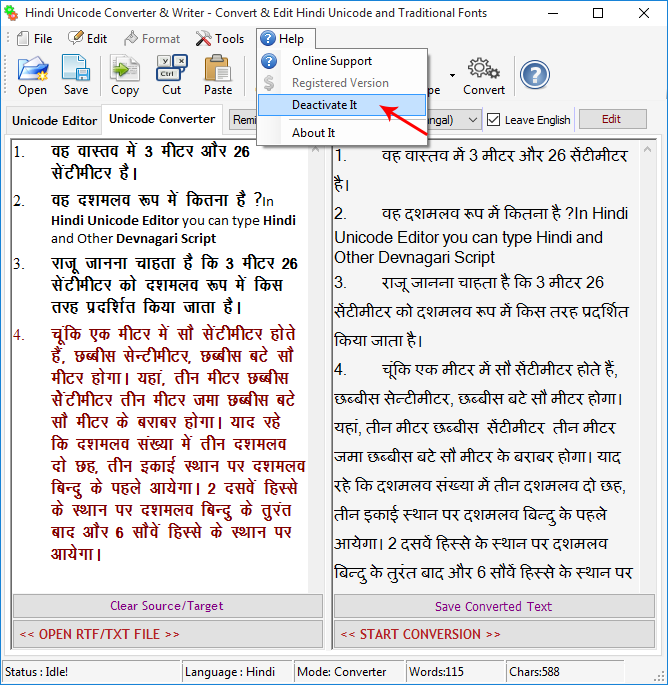 english to hindi font converter